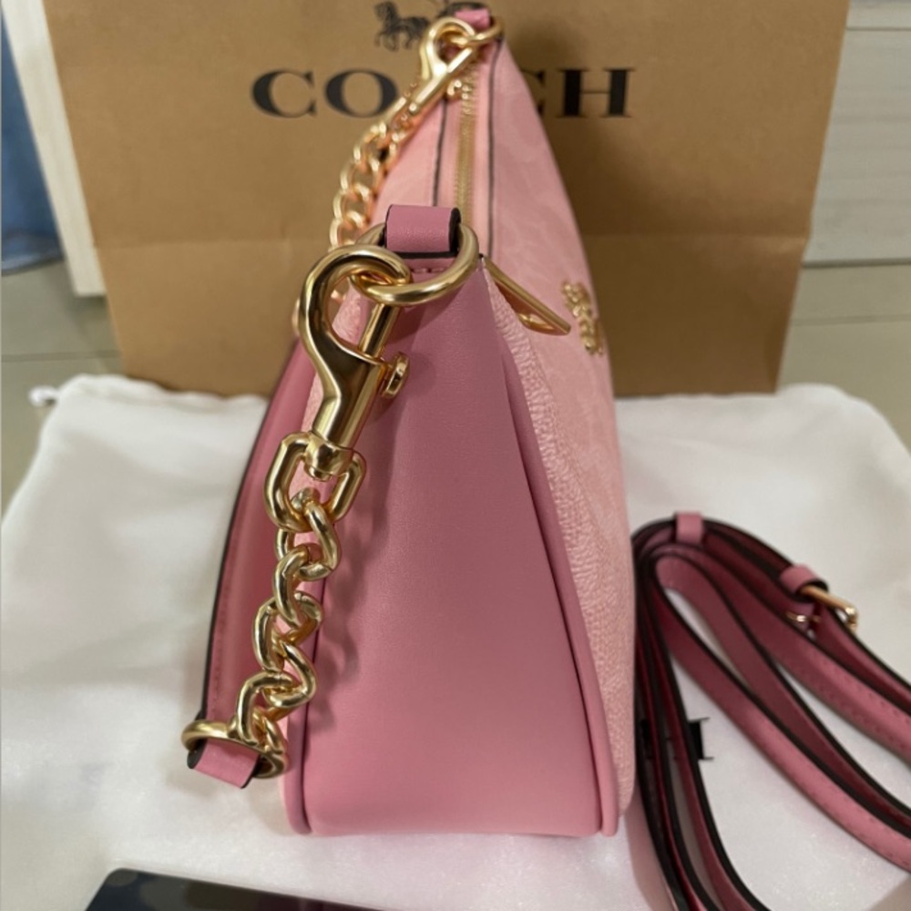 Coach Teri Shoulder Bag In Signature Canvas CA933 - Picture 2 of 12